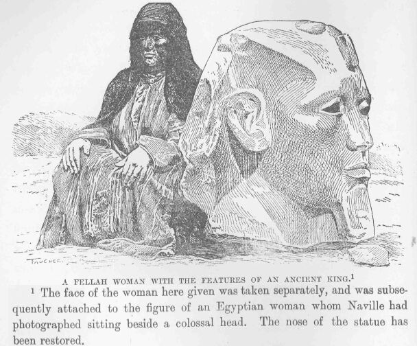 062.jpg a Fellah Woman With the Features of an Ancient
King. 1 
