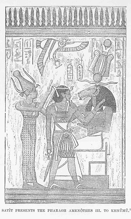 350.jpg Sat�t Presents the Pharaoh Amen�thes Iii. To
Khn�m�.1 
